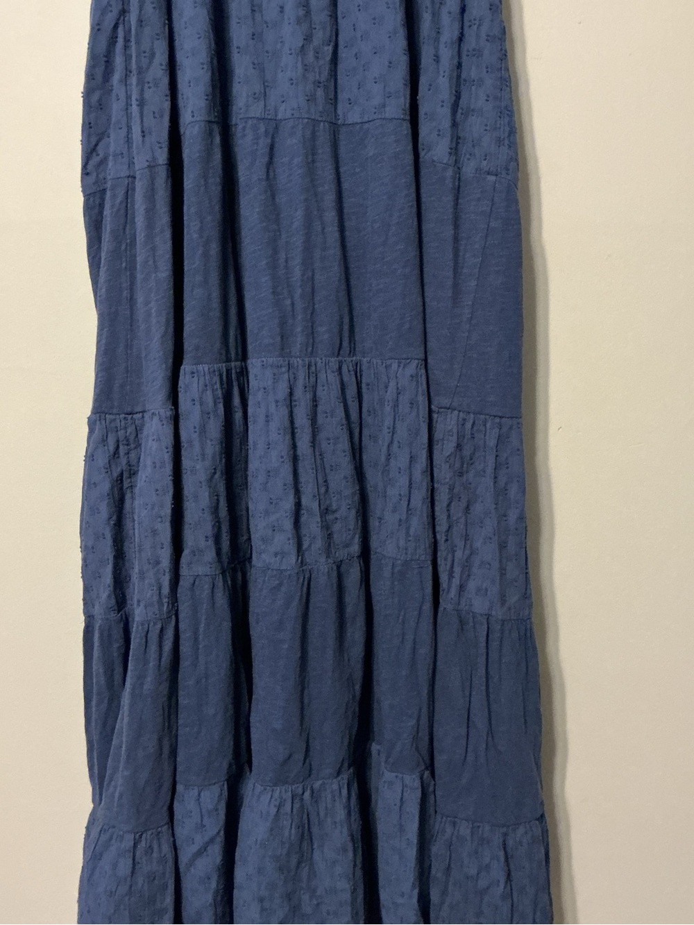Lucky Brand Dark Blue Tiered Maxi Sundress - Picture 6 of 9